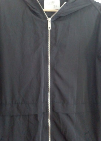 Marka tescilli  XLsiyah kapşonlu yağmurluk - Görsel 8