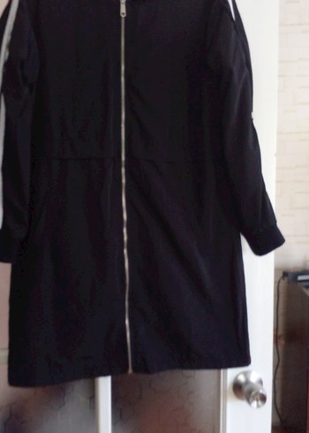 Marka tescilli  XLsiyah kapşonlu yağmurluk - Görsel 7