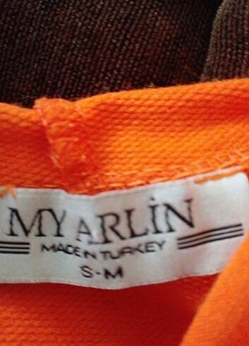 Diğer M YARLİN s.m beden turuncu kapşonlu sivit
