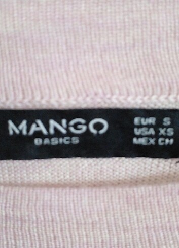 Mango MANGO S beden lila ince buluz