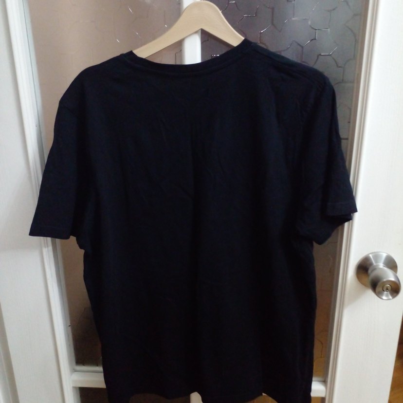 Siyah Kısa Kollu Basic Erkek Tişört M beden - Görsel 2