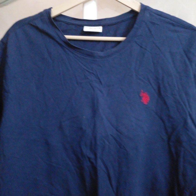 Erkek Lacivert Kısa Kollu Basic Polo Tişört  L beden - Görsel 3