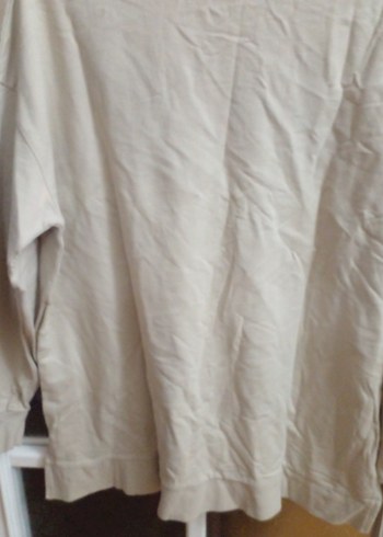 LCW L beden bej önü resim baskılı siwit tsört - Görsel 2