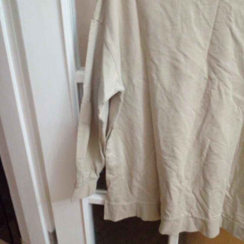 LCW L beden bej önü resim baskılı siwit tsört - Görsel 5