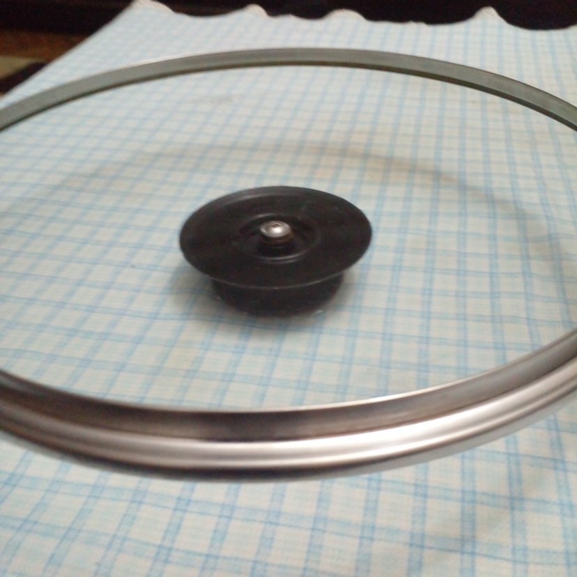 Mavi Tencere Cam Kapak dış 30 cm iç 26 cm - Görsel 2