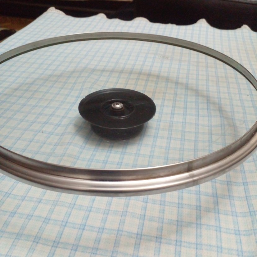 Mavi Tencere Cam Kapak dış 30 cm iç 26 cm - Görsel 3