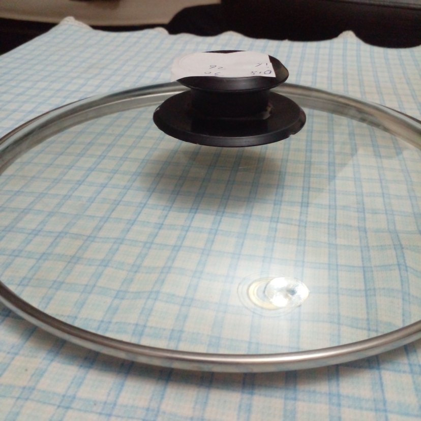 Mavi Tencere Cam Kapak dış 30 cm iç 26 cm - Görsel 4