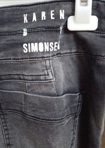 KAREN L 32 beden füme kot pantolon - Görsel 4