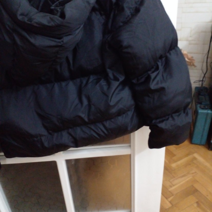 Siyah Kadın Midi Kısa Sıcak Mont 38 beden şışme mont - Görsel 3