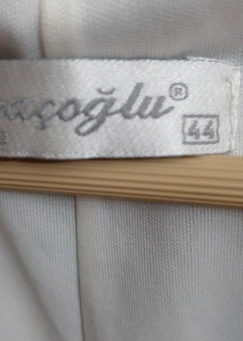 saraçoglu 44 beden desenli şifon elbise - Görsel 3