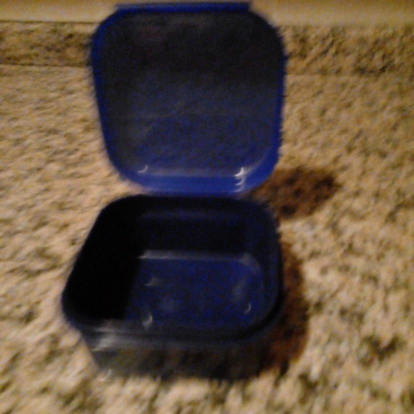 tupperway 450ml lacivert beslenme kabı - Görsel 2