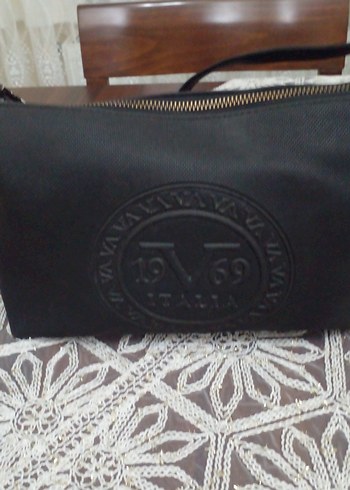 ITALIA 19V69 siyah kol cantası - Görsel 6