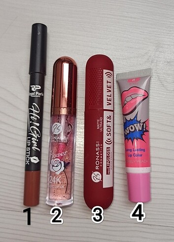 Diğer 4Lü RUJ SET