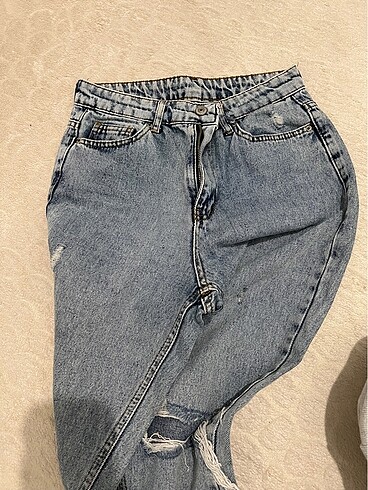 34 Beden mavi Renk Mom jeans