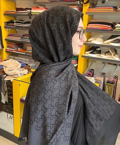  Beden Gucci Yün İpek İthal Şal