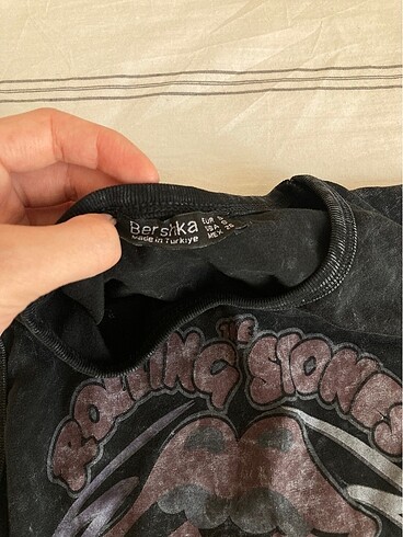 Bershka bershka sıfır kollu crop