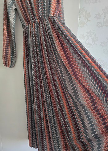 Zara Uzun Kol, Yüksek Yakalı Bohem Elbise