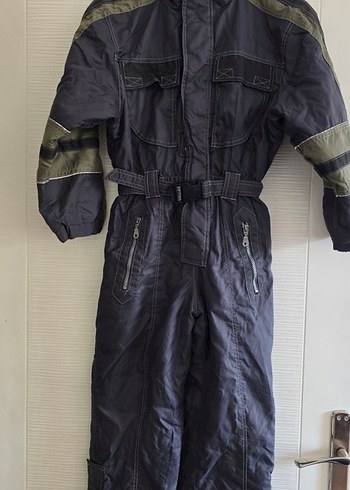 Kemerli Gri Bebek Kayak Tulumu - Görsel 2