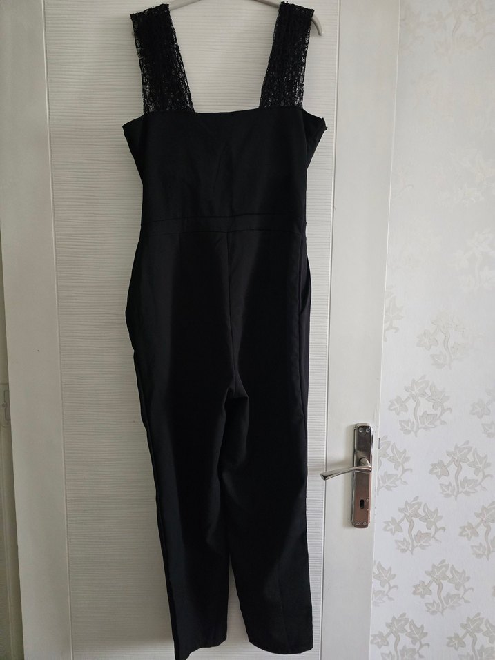 Siyah  Kadın Tulum - Görsel 3