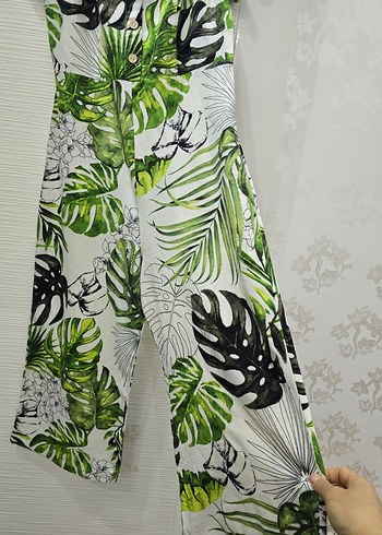 Yeşil Straplez Uzun Tulum - Görsel 8