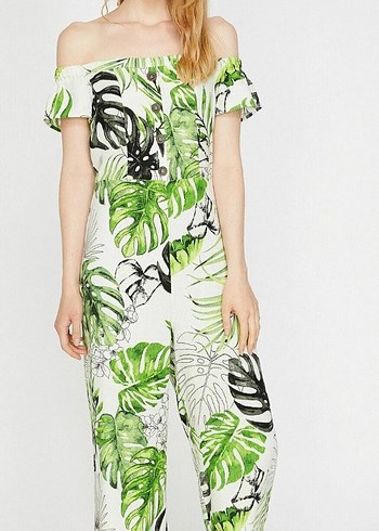 Yeşil Straplez Uzun Tulum - Görsel 2