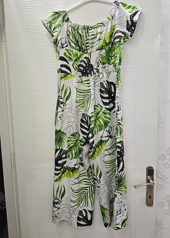 Yeşil Straplez Uzun Tulum - Görsel 6