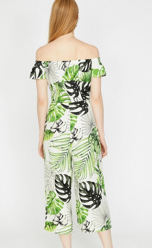 Yeşil Straplez Uzun Tulum - Görsel 4