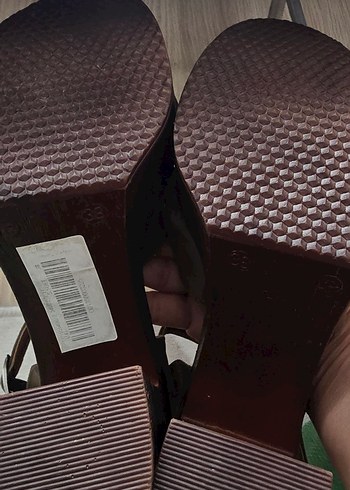 Kahverengi Süet Platform Topuklu Kadın Ayakkabı - Görsel 5