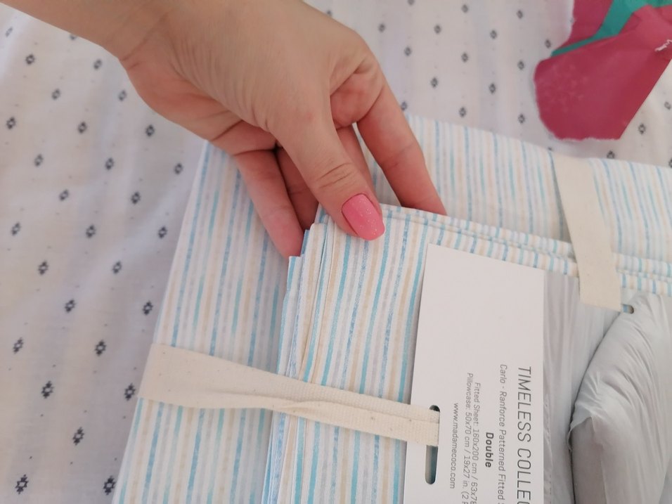 Madame Coco Pastel Desenli Beyaz Nevresim Takımı - Görsel 2