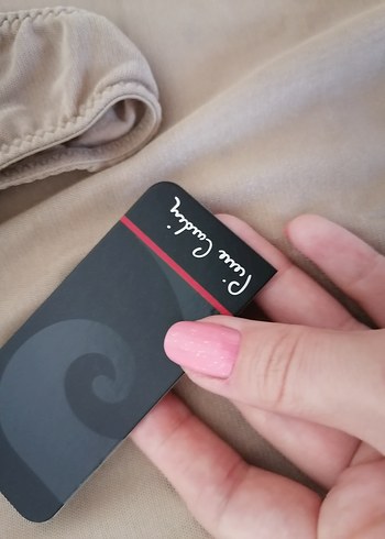 Bej Nakışlı gecelik takımı - Görsel 4