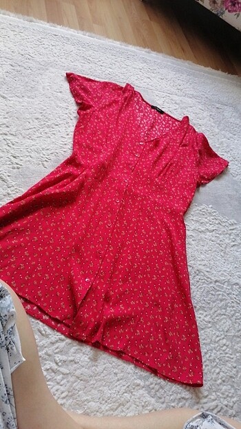 mavi jeans elbise  - Görsel 3