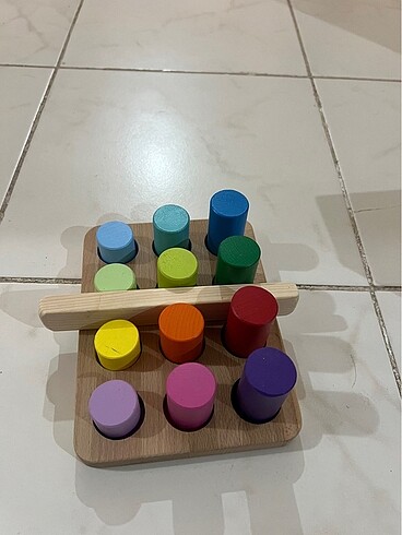 Montessori Ahşap Renkler
