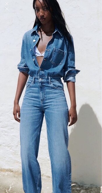 Zara denim tulum