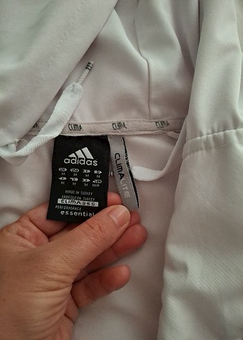 Adidas Adidas Beyaz Kapüşonlu Kadın Ceket