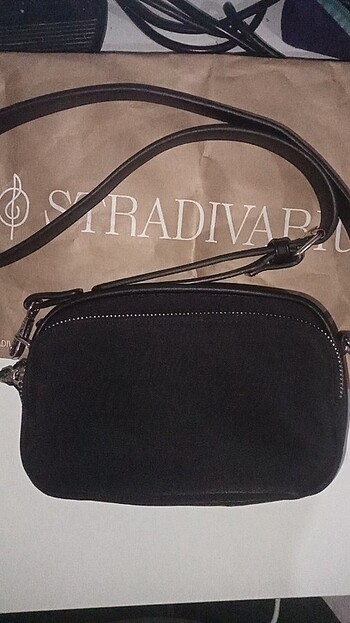 Stradivarius siyah çanta kadın
