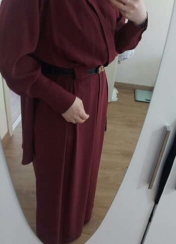 m Beden bordo Renk Terzi dükkanı tulum
