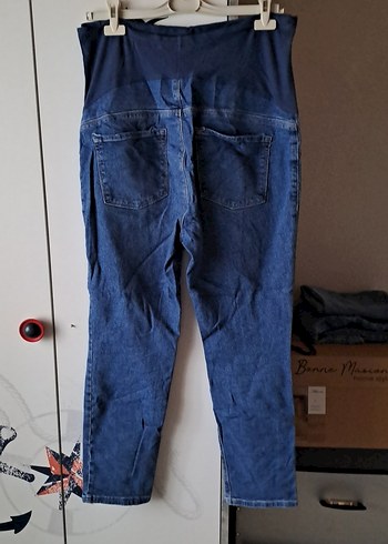 Mavi Hamile Denim Pantolon - Görsel 3