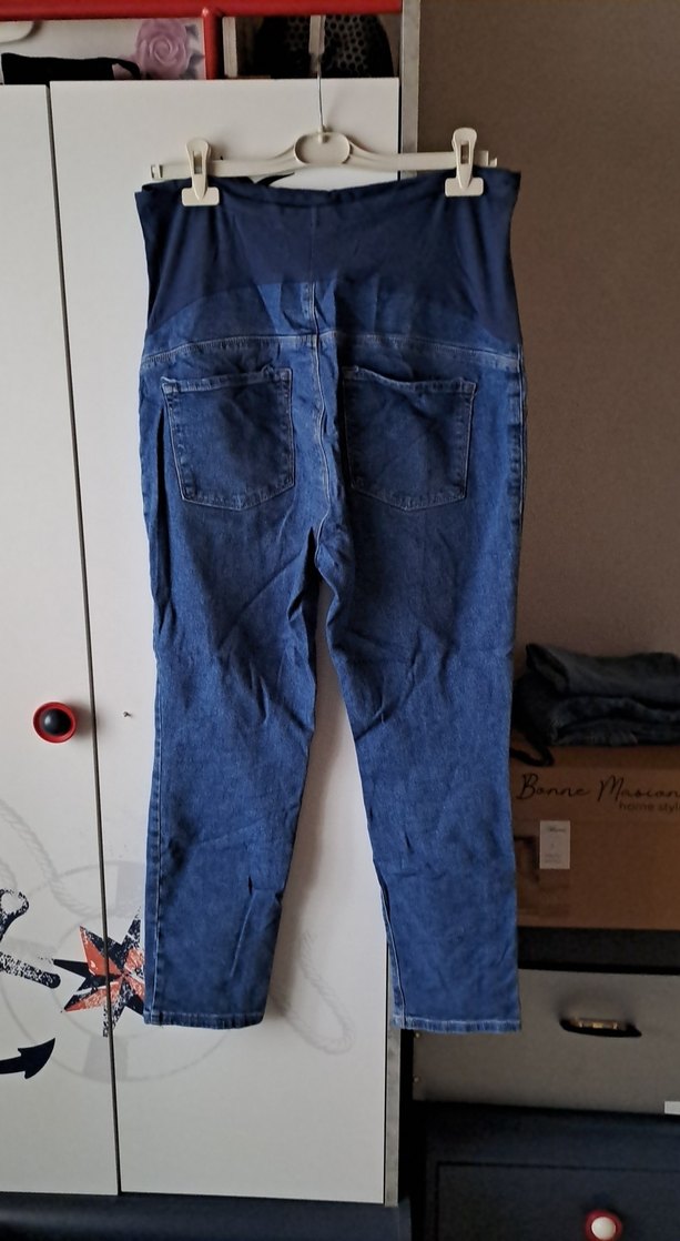 Mavi Hamile Denim Pantolon - Görsel 3
