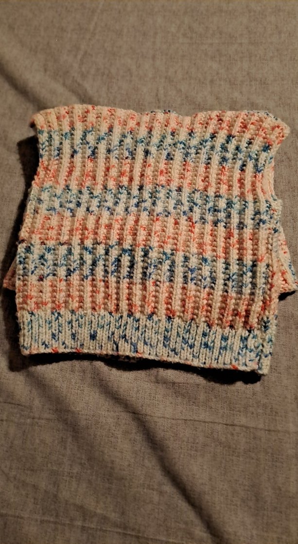 Kız Çocuk Bohem Örgü Kolsuz Takım - Görsel 5