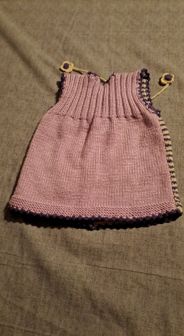 Kız Çocuk Pembe Bohem Örgü Süveter - Görsel 3