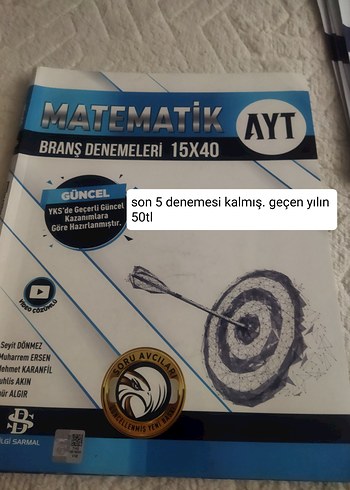 AYT Matematik Branş Denemeleri 15x40