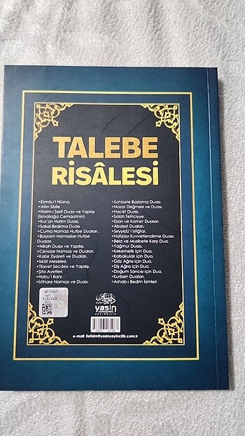 Talimul muteailim Arapça ve talebe risalesi