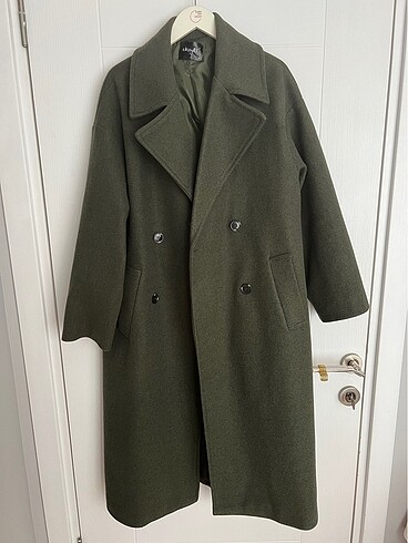Oversize kaşe kaban