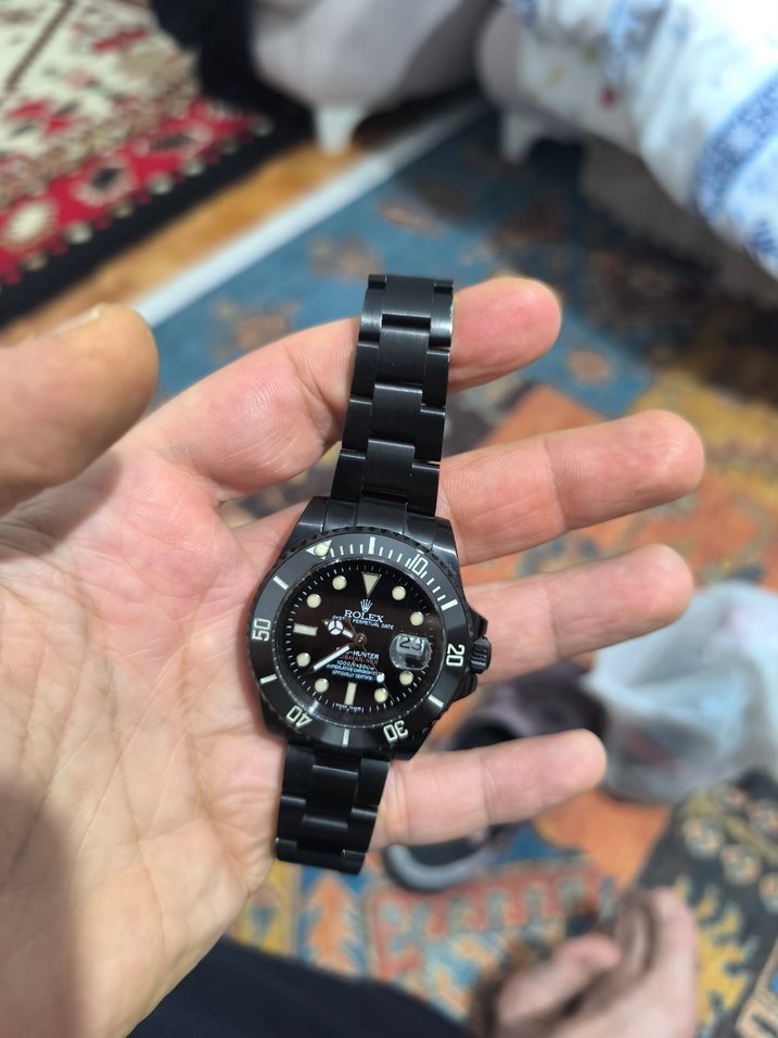 Siyah Klasik Erkek Kol Saati - Görsel 4