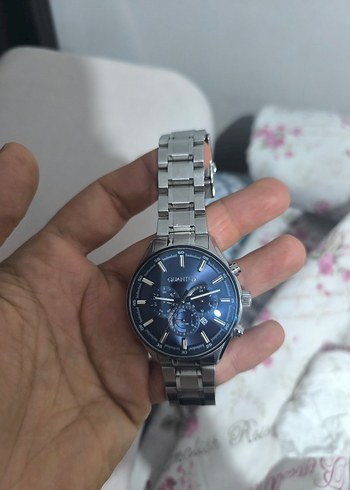 Gri Metal Kordonlu İş Saatı - Görsel 2