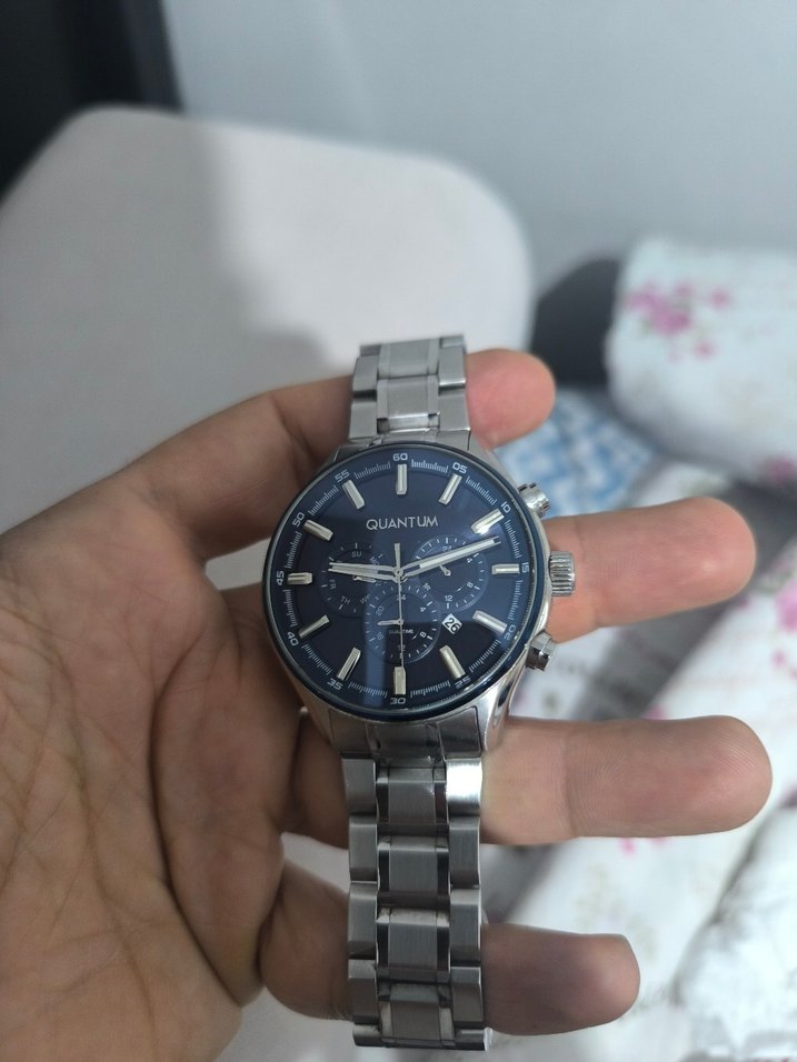 Gri Metal Kordonlu İş Saatı - Görsel 3