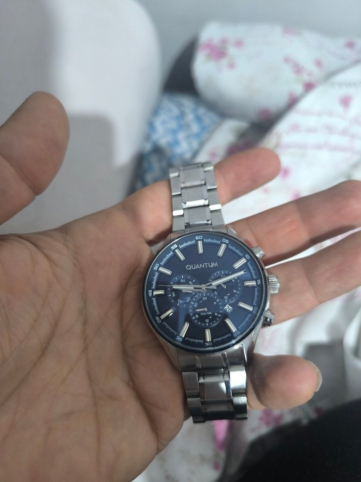 Gri Metal Kordonlu İş Saatı - Görsel 4