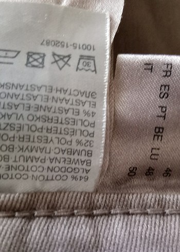 48 Beden ten rengi Renk LCW Waikiki pantolon,likralı ,tok bir kumaşı var.