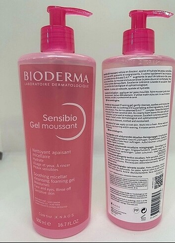 Bioderma sensibio gel moussant yüz yıkama jeli 1 adet