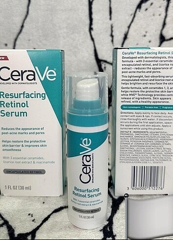 Cerave Resulfacing retinol serum